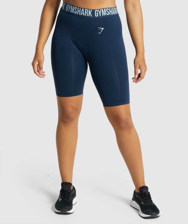 Damske Šortky Gymshark Fit Seamless Cycling Námornícka Modrá | YN5640973